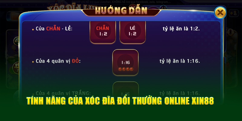 Chơi xóc đĩa đổi thưởng tại Xin88 bạn được gì?